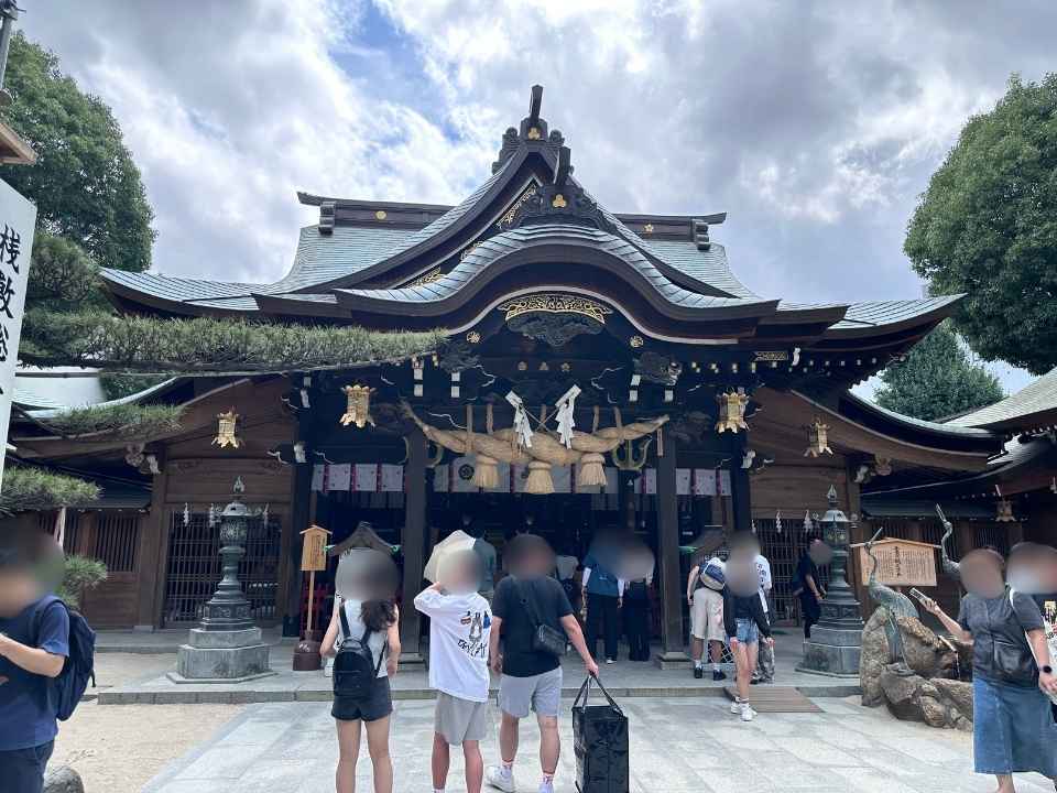 福岡博多の櫛田神社本殿